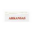 Arkansas Award Ribbon w/ Red Foil Imprint (4"x1 5/8")